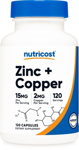 Nutricost zinco capsule rame - nutricost,